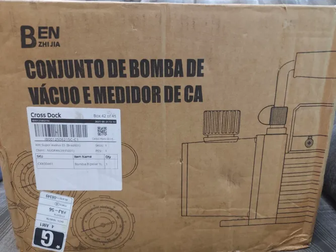 Kit bomba de vácuo + manifold novos
