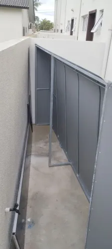 Toldo lona estrutura de alumínio