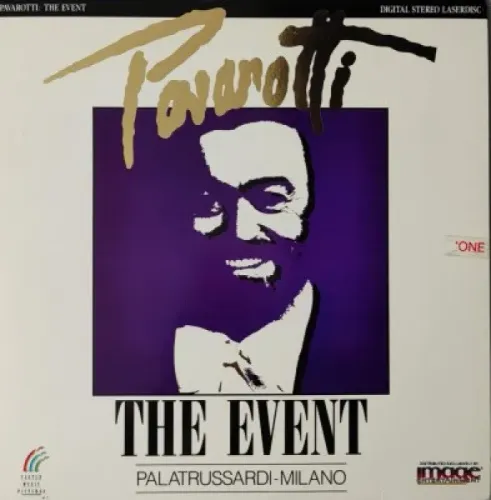 Laserdisc importado PAVAROTTI THE EVENT - Ótimo Estado de conservação
