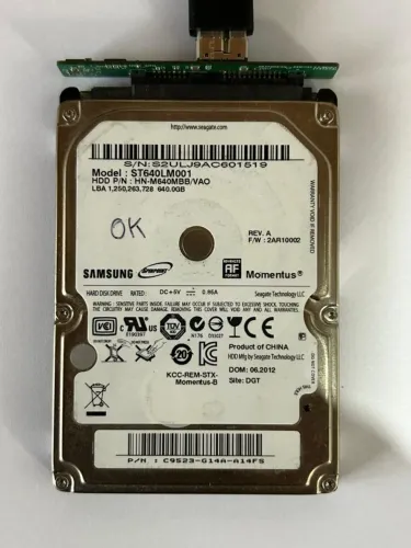 Hd samsung 640Gb usado
