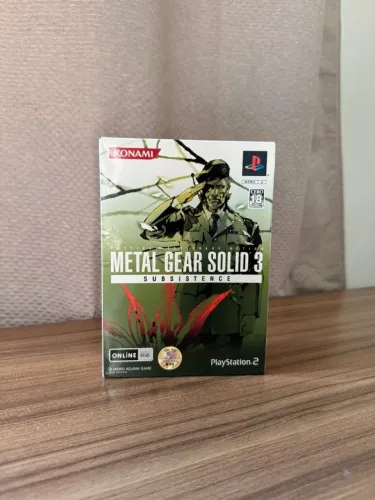 Box Metal Gear 3 Subsistance - Playstation 2