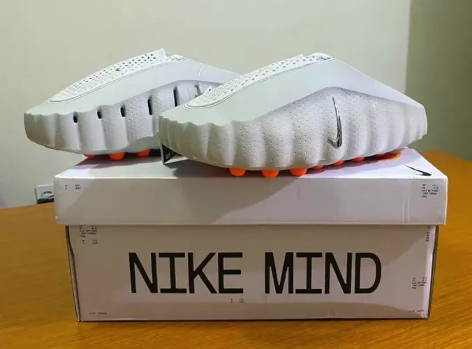 Chinelo Nike Mind 001 Light Smoke Grey (Cinza)