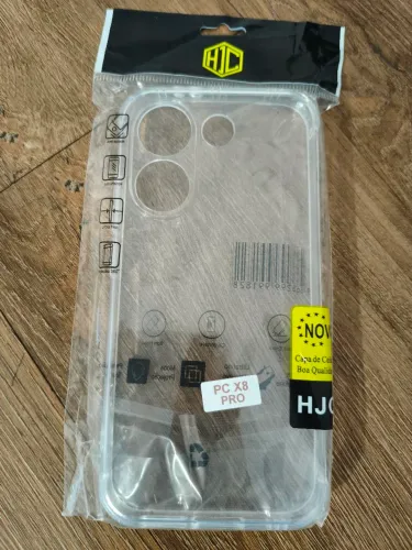 Capa transparente silicone Poco X8 pro