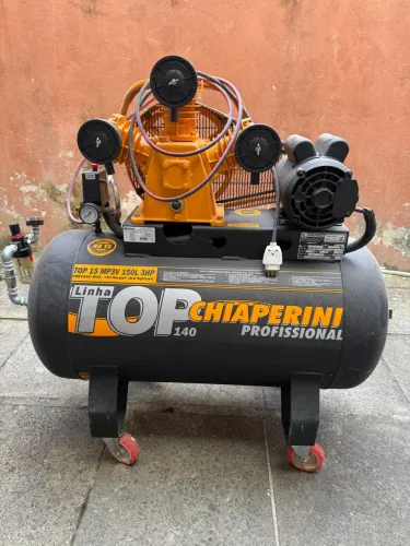 Compressor ar oficina borracharia 150 litros 220v