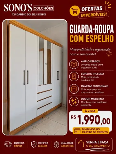 Guarda roupa novo alto padrão