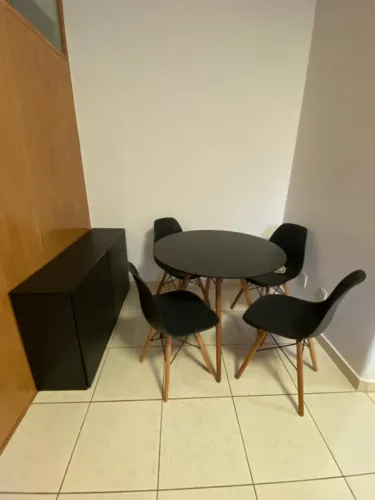 CONJUNTO DE JANTAR SLIM PRETO E LINDO