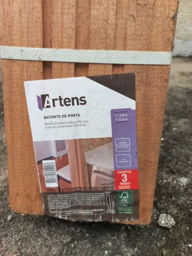 Batente de porta MADEIRA SALIGNA Artens NOVO 5,3metro x 14cmx3cm