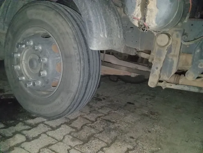Eixo direcional para bitruck