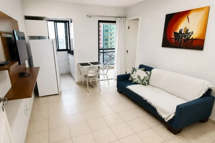 Flat mobiliado com 1 dormitório à venda, 49 m² por R$ 380.000 - Setor Bela Vista - Goiânia