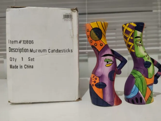 Mencionar queCastiçal Muzeum / Aviv Judaica" e "pintado à mão