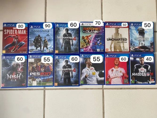 Jogos de ps4/ps5