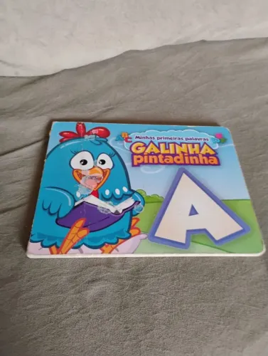 Livro Original Galinha Pintadinha Educativo Vogal A