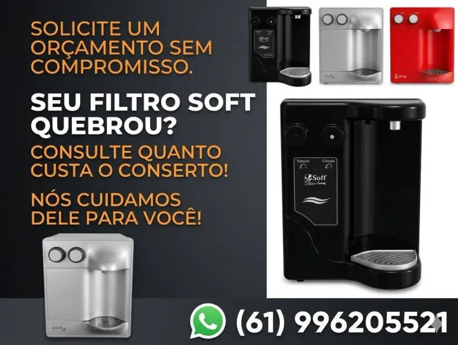 Manutenção em filtro e Purificadores de agua