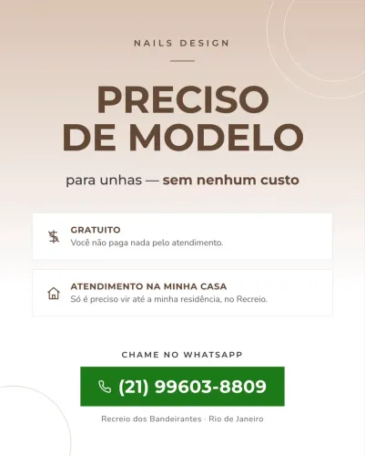Modelo para Nails design