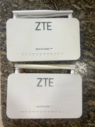 Lote 5 und. Ont ZXHN F670L ZTE V1 senha padrão 