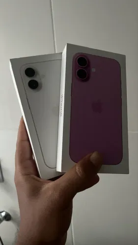 iPhone 16 128gb LACRADO- ROSA - BRANCO