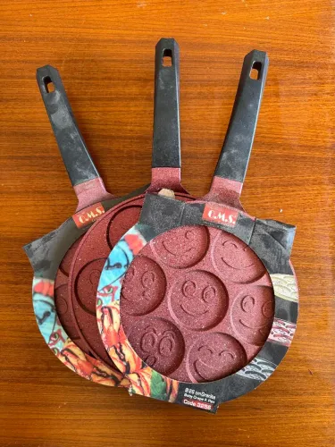 Kit com 3 Frigideiras Baby Crepe Pan 26cm - Panquecas Divertidas