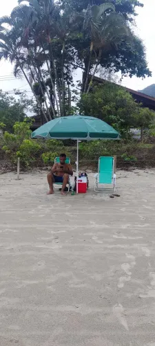 Cadeira de praia espreguiçadeira + guarda sol