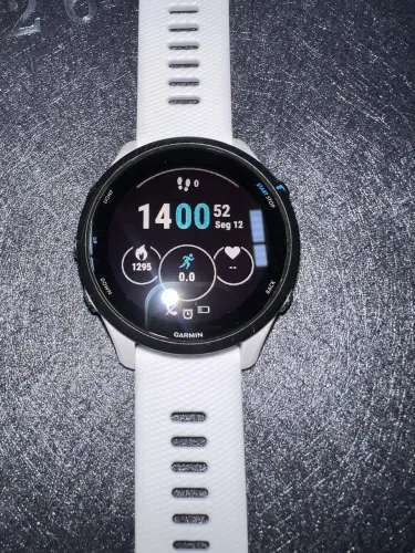 Smartwatch Gps Garmin Forerunner 255 Music Branco