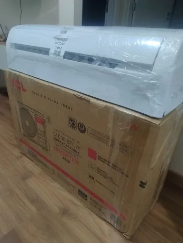 Ar condicionado NOVO TCL 12.000 BTUs inverter + INSTALAÇÃO