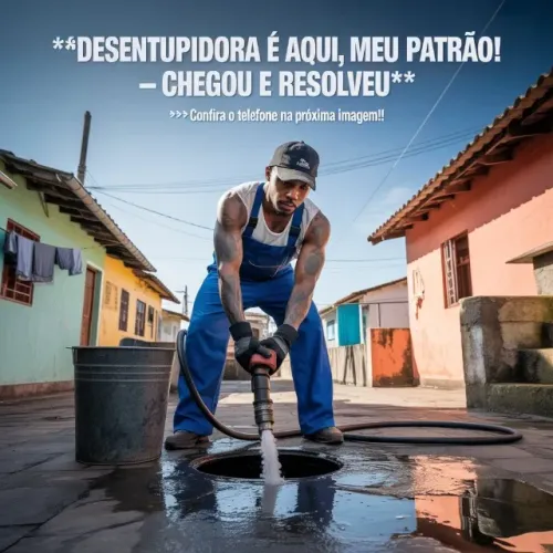 Desentupidora: Serviço garantido e rápido!