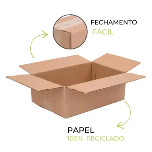 Kit 97 Caixas de Papelão 16x11x6 (Ideais para Correios / Mercado Envios / E-commerce)