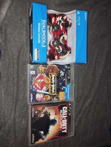 Jogos de PS3 e controle de PS3