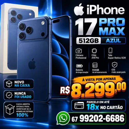 iPhone 17 Pro Max 512 Novo