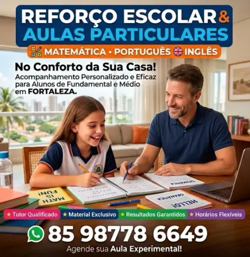 Aulas Particulares Matemática e Física, Química e Inglês