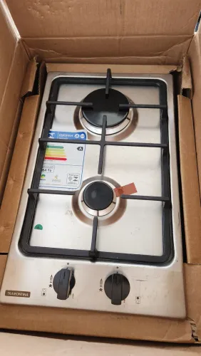 Cooktop tramontina 2 bocas área gourmet churrasqueira embutir pia bancada granito