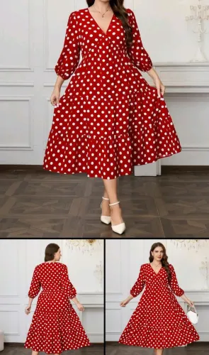 Vestido vermelho G2 Plus Size