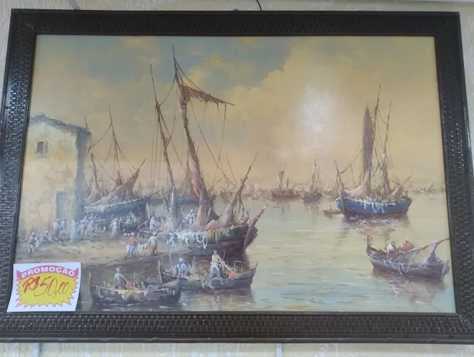 Quadro barcos