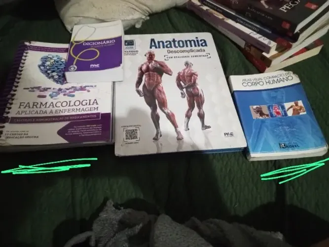 Kit livros enfermagem 