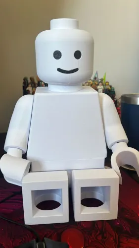 Luminária Decorativa Boneco Gigante - Impressão 3D - 30 cm