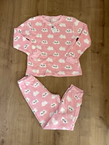 Pijama infantil tam 10 rosa e branco NOVO da Vivaa