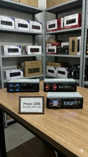 Som automotivo bluetooth, a pronta entrega.