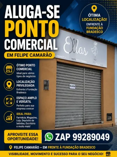 Ponto Comercial pra alugar