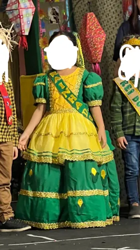 Vestido de quadrilha / Rainha do milho