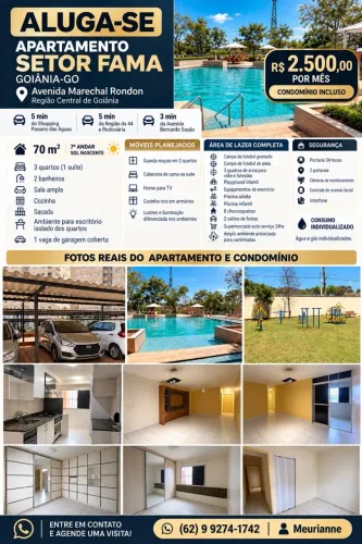Aluga apartamento na Fama