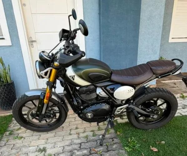 Triumph Scrambler 400X, 24/24, impecável, BX Km!!!