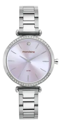 Relogio Mondaine Feminino Social Prateado