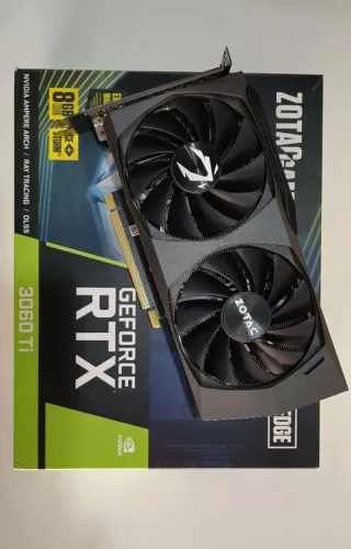 Placa de Vídeo Zotac nvidia GeForce rtx 3060 ti Twin Edge oc, 8GB, GDDR6, 256 Bits