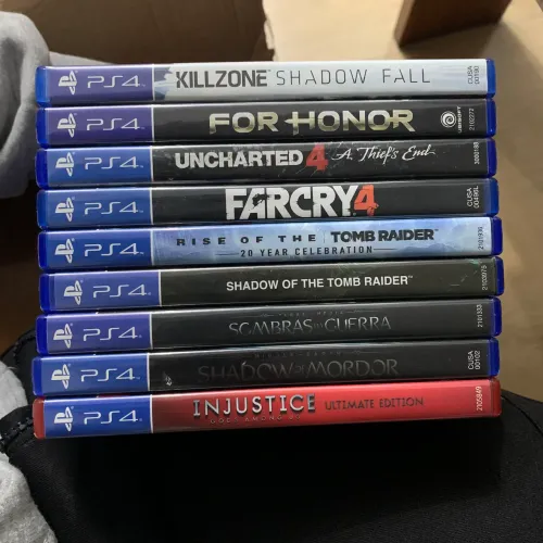 Lote jogos ps4 play 4 usados