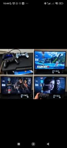Vendo Play 3 , desbloqueado, HD de 1 T com 3 controles 1 sendo de play 4 com mais de 70 jg