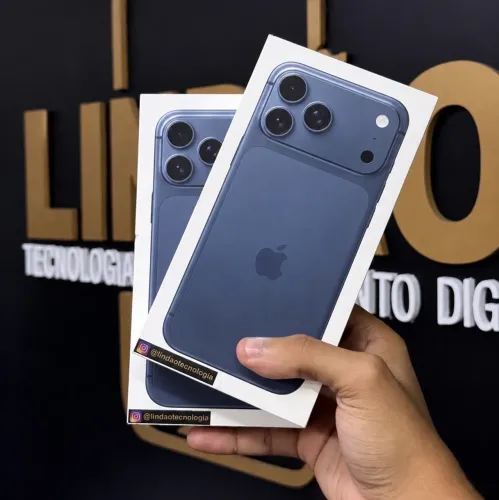 LOJA FÍSICA. IPHONE 17 PRO MAX 256GB AZUL | NOVOS LACRADOS | LOJA EM SHOPPING | GARANTIA