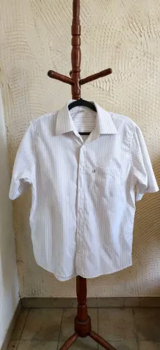 Blusa Social Masculina De Manga Curta,