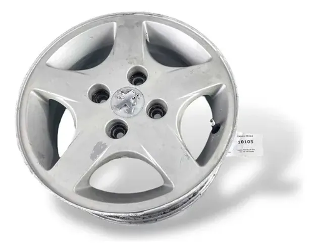 Roda Peugeot 206 Aro 14 Unidade  Prata