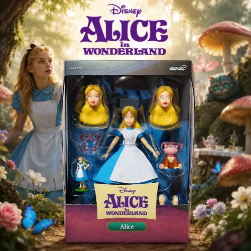 Disney Alice In Wonderland Ultimate 15cm - Super7 (Novo, Lacrado)
