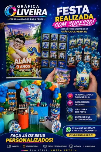 Personalizados para festa