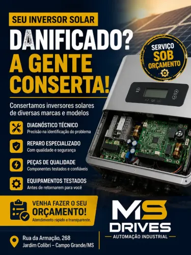 Manutenção em Inversor Solar